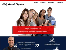 Tablet Screenshot of professormarcelomoreira.com.br